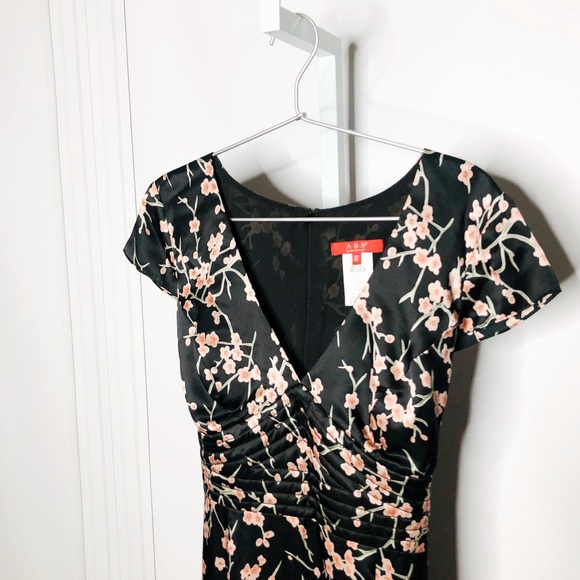 ABS Allen Schwartz Dresses & Skirts - ABS by Allen B Schwartz | Cherry Silk Black Dress